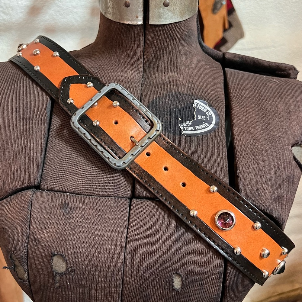 Codina Leather, custom unisex belt. 1950s style